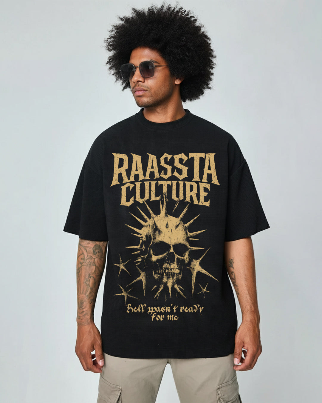 Hell Wasn't Ready Terry Oversized Tee