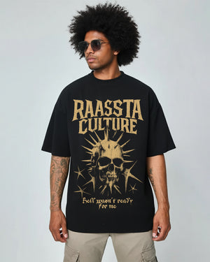 Hell Wasn't Ready Terry Oversized Tee