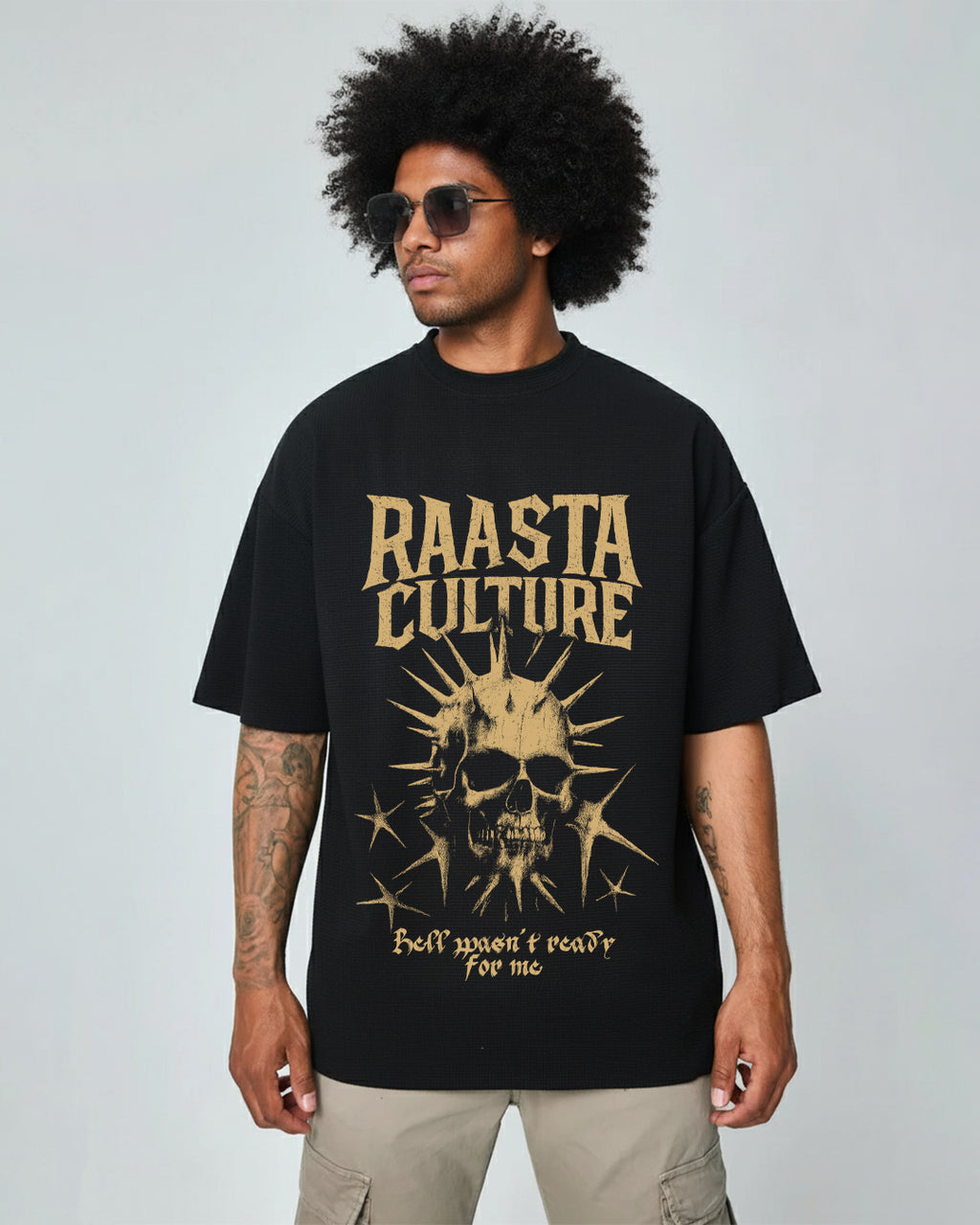 Hell Wasn't Ready For Me Oversized T-Shirt