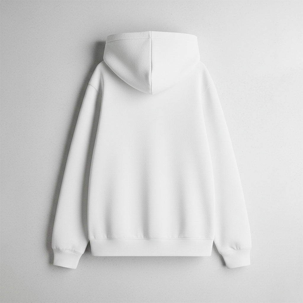 White Unisex Oversized Hoodie
