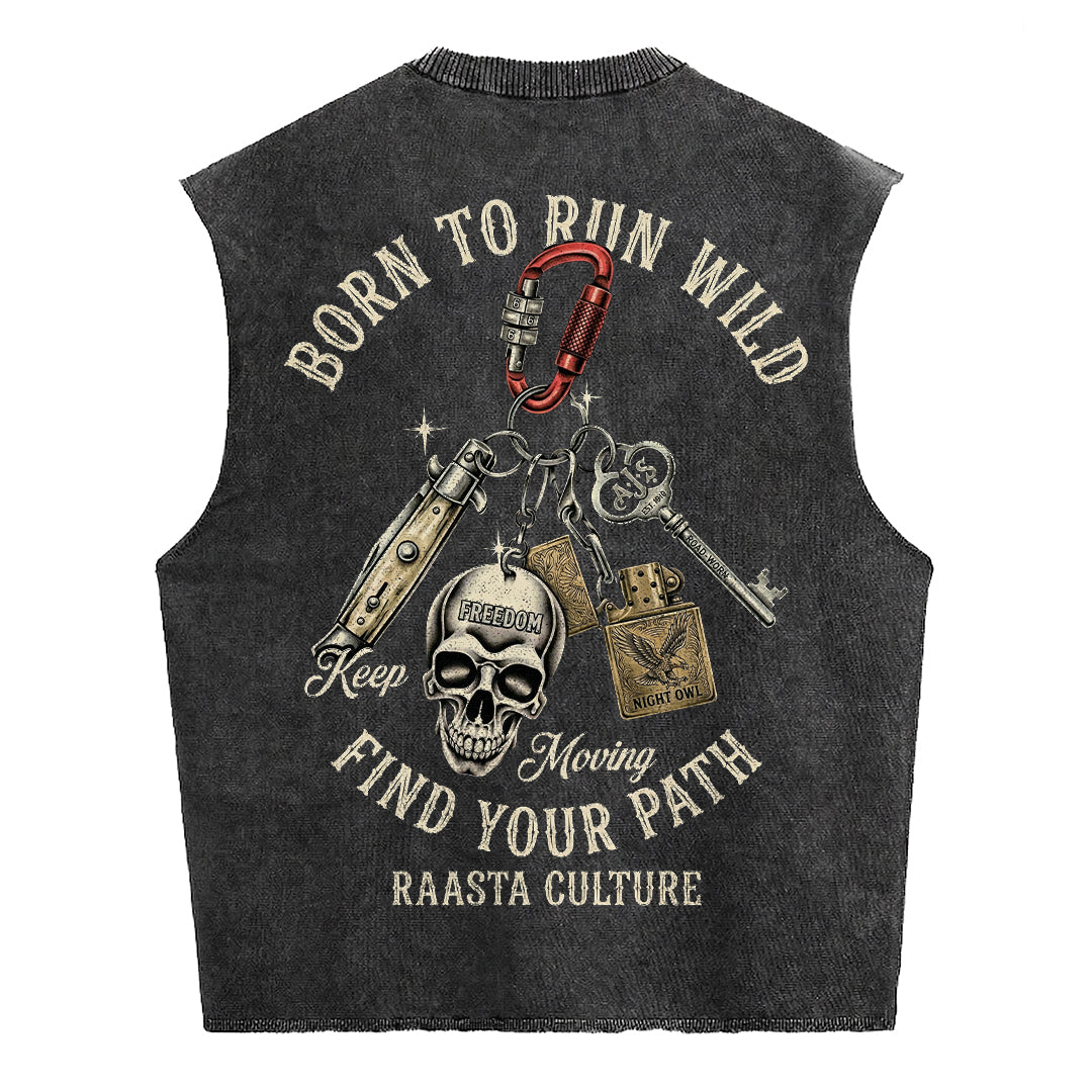 Born To Run Wild Vest Tank