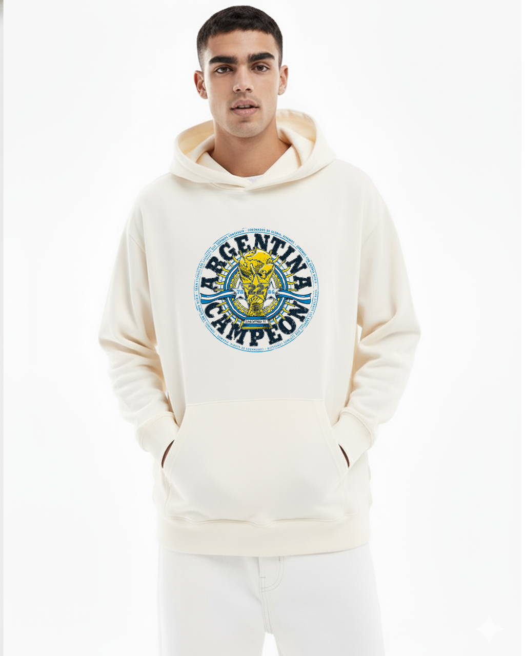 Messi Argentina Campeon Unisex Oversized Hoodie