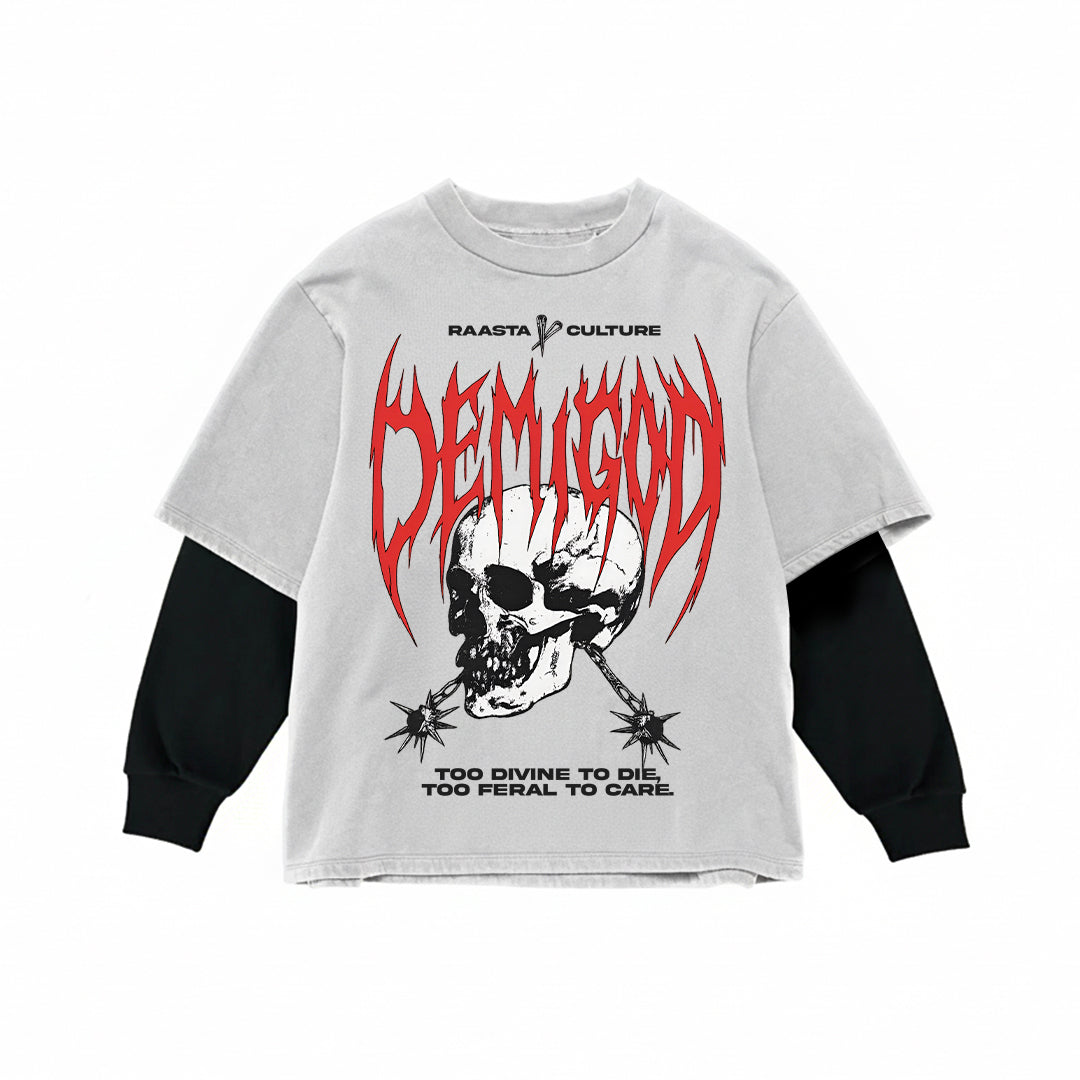 Demigod Double‑Sleeve Tee