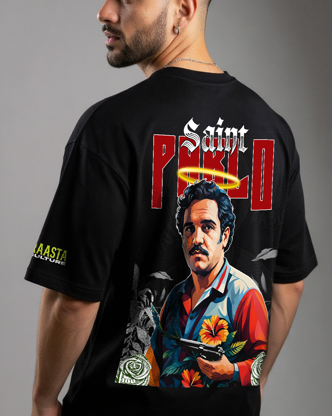 Saint Pablo Black Oversized T-Shirt