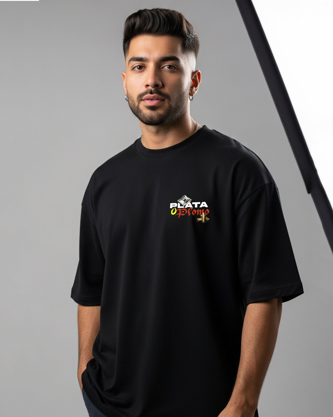 Saint Pablo Black Oversized T-Shirt