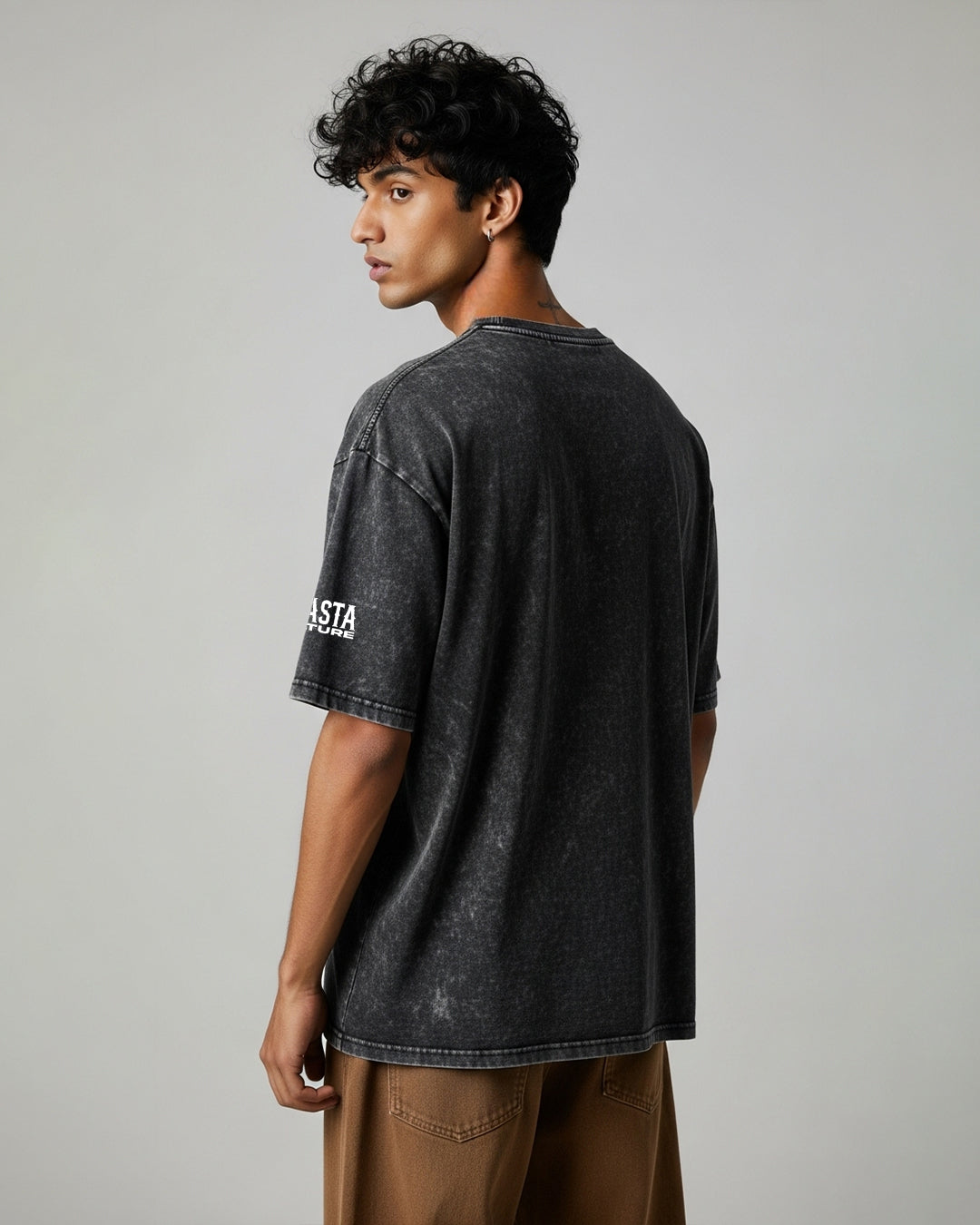 Unisex Acid Washed Oversized T-Shirt