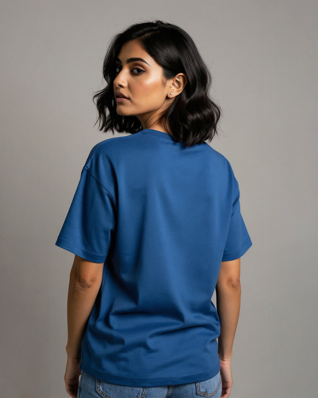 STFU Royal Blue Oversized T-Shirt
