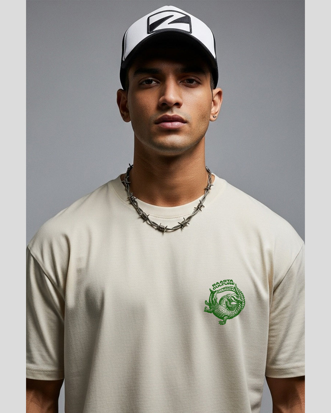 What Goes Around Off White Oversized T-Shirt