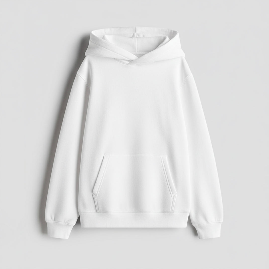 White Unisex Oversized Hoodie